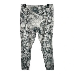 SO Gray/‎ White Marble Leggings Women's XL